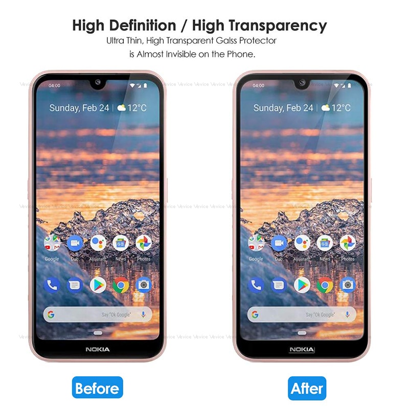 9H Glass for Nokia 4.2 3.2 2.2 5.1 7.1 8.1 Plus Screen Protector for Nokia 7 Plus 9 X5 X6 2 3 5 6 Protective Tempered Glass
