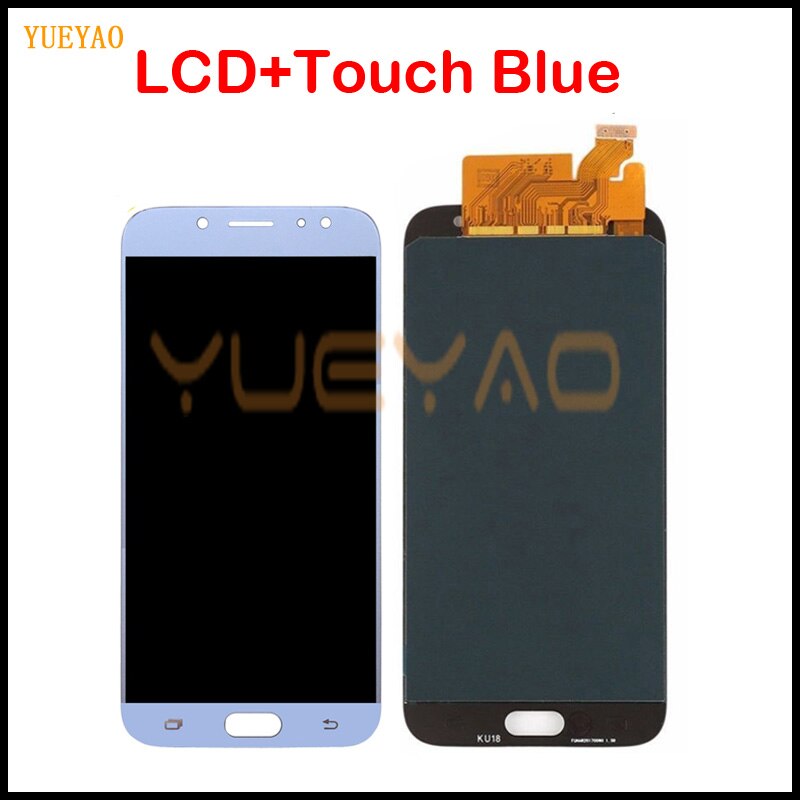 LCD For Samsung Galaxy J7 Pro J730 SM-J730F J730FM/DS J730F/DS J730GM/DS LCD Display Touch Screen Digitizer Assembly: LCD Adjust Blue