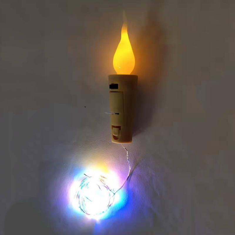 Laterne Lagerung Kerze Kork Schnur Licht LED Kupfer Draht Licht verrotten Wein Kork Dekoration Schnur Licht Party Dekorationen: 08