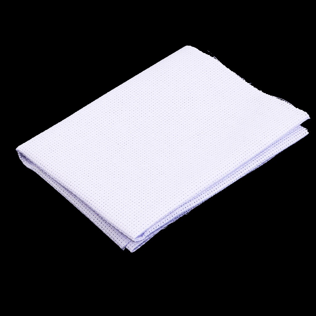 Lot De 10 Toiles Aida 14 Pour Point De Croix - 15x15 Cm Multicolores - Tissu Coton Pour Broderie