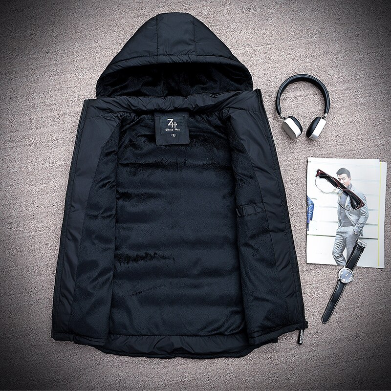 Herfst Mouwloze hoodie vest Mannen Mode Vest voor mannen Winter fleece Warm capuchon Plus Size M-XXXL 1860