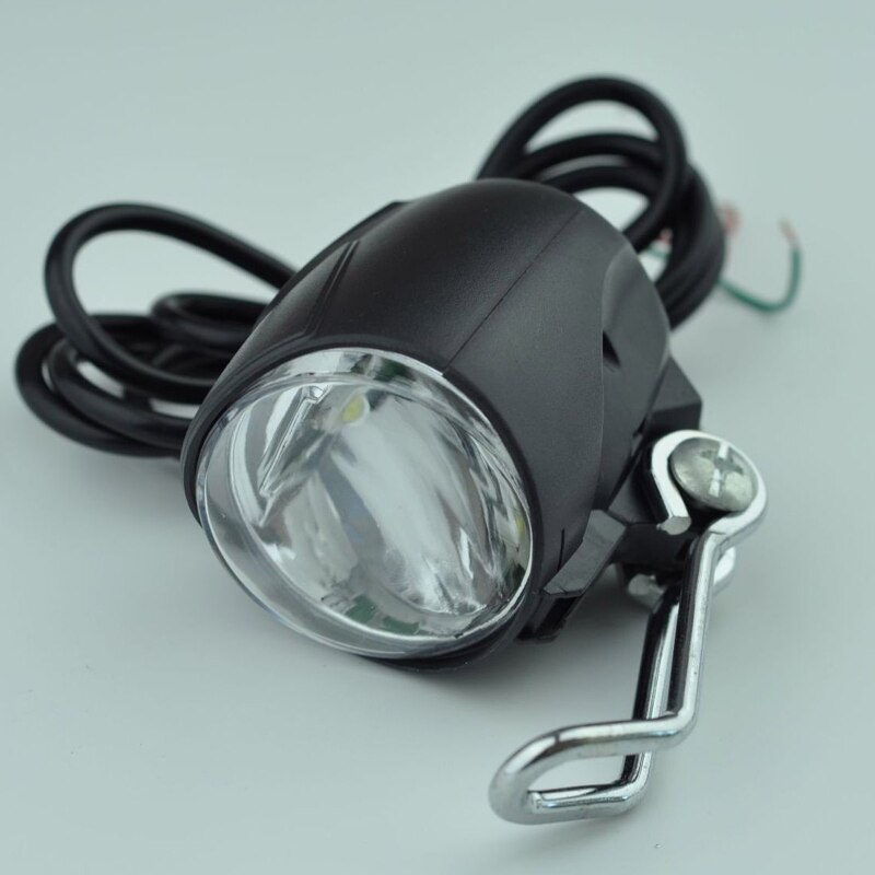 Klassisk strømlinet elektrisk scooter forlygte høje lyse led cykler forlygte