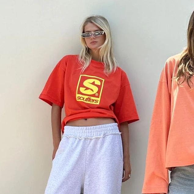 Harajuku bestseller oversize tøj  y2k toppe efterår kortærmet afslappet grafisk t-shirts gotisk streetwear goth dametøj