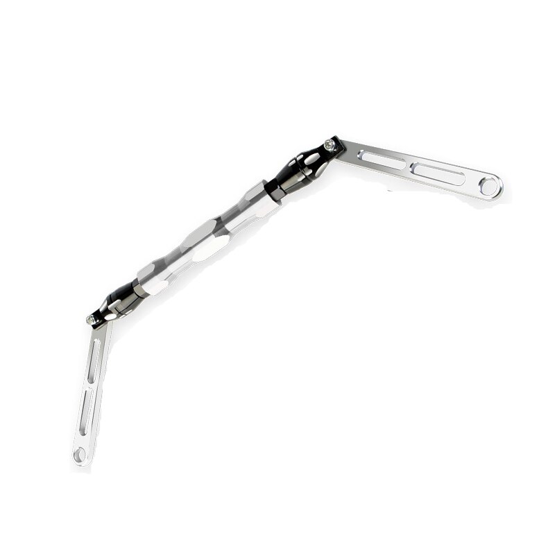 Motorcycle Cnc 7/8 "22Mm Stuur Verstelbare Cross Balance Bar Voor/Gps/Spotlight/Koplampen Montagebeugel: C silver