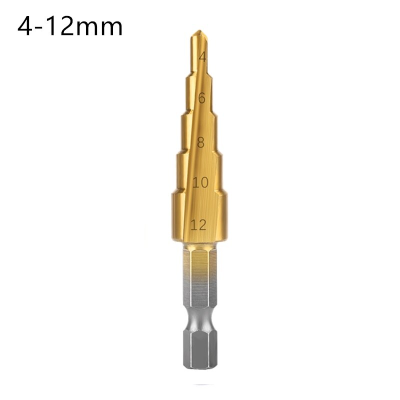 3-12mm 4-12mm 4-20mm hss suora ura poranterä metalli nopea teräs puureikä leikkuri kartiopora puuntyöstötyökalut: 4-12