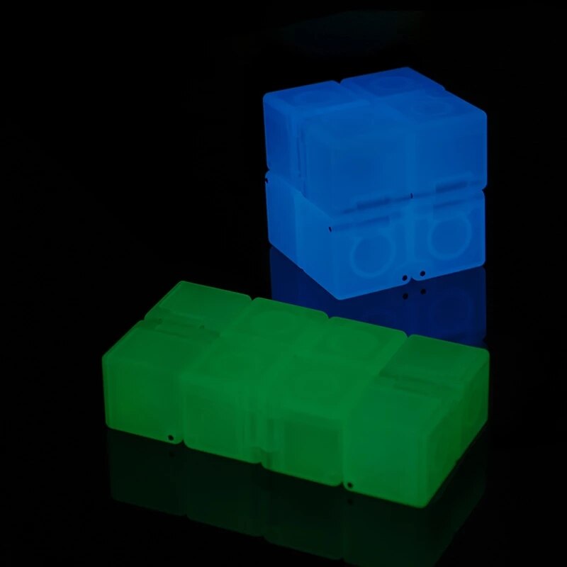 Adult Anti-stress Infinity Magic Cube Luminous Fluorescence Decompression Infinite Cube Changing Fidget Autism Toys