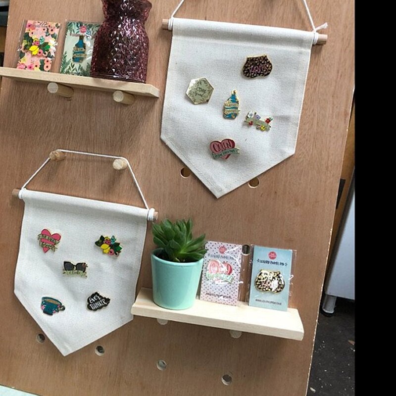 Kinderkamer Decoratie Opknoping Badge Opslag Muur Opknoping Nordic Stijl Multifunctionele 3 Kleur Broche Display Hanger