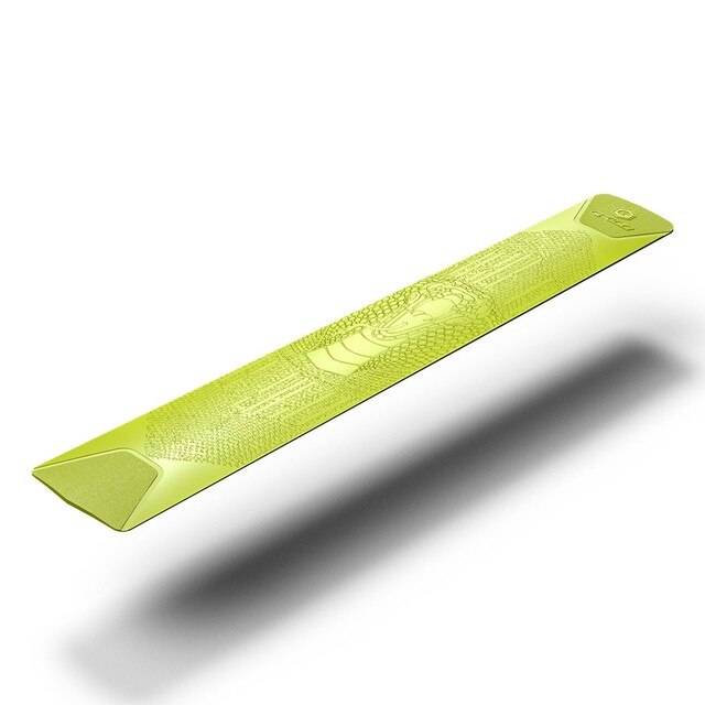 Bike Bicycle Universal Frame Protection Sticker Cover Guard Silica Gel Frame Lower Tube Sticker Protector Silicone Sheet 40.2x6: Snake yellow