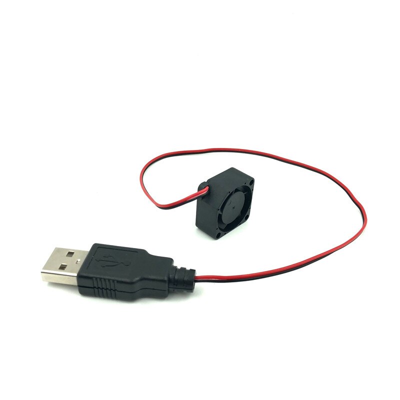 20mm mini fan laptop cooler 12V 5V High speed 19214RPM Silent 2cm micro DC brushless fan Oil Bearing 20x20x10MM: 5V with USB 28CM