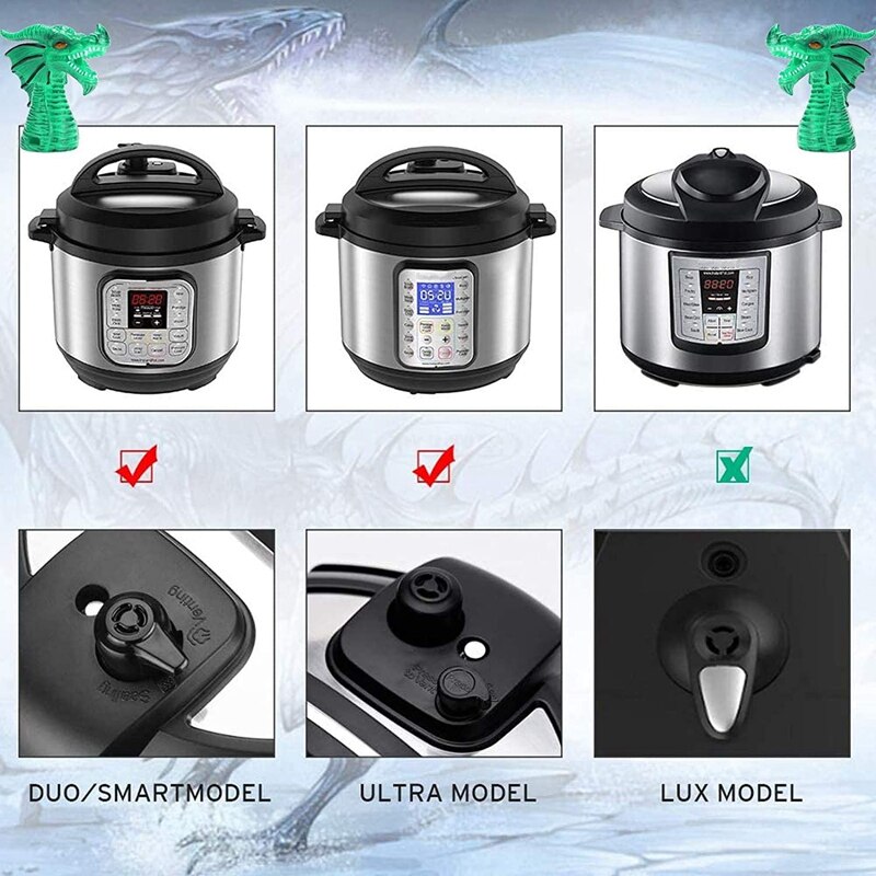 Fire-Breathing Dragon Steam Release Accessory,Steam Release Diverter for Pressure Cooker Kitchen