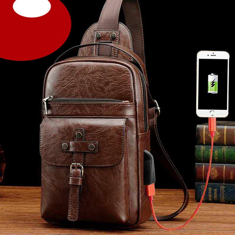 Mannen Mode College Student Handtas Diagonaal Tas Waterdichte Schoudertas Mannen Business Travel Crossbody Bag 150: big brown