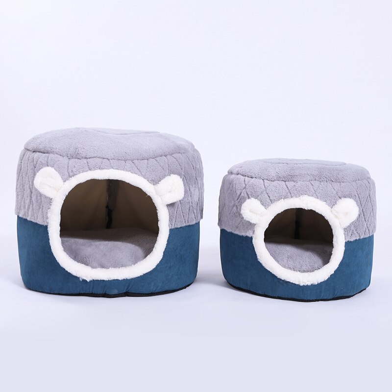 Huisdier Kat Hond Mand Kat Bed Kat Huis Warm Cave Kennel Voor Hond Puppy Thuis Slapen Kennel Teddy Huis Kat bed Lounger Voor Katten: 50x50x36cm