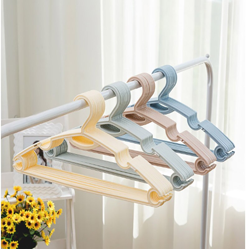 Cintre pour vêtements de bébé, supports flexibles, exposition de vêtements en plastique, cintres pour enfants non marqués, organisateur de cintres