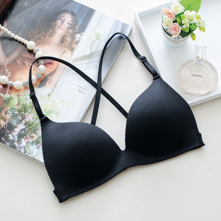 Women Bra Sexy Push Up Lingerie Bra Wire Free Bralette Summer Adjustment Shape Underwear