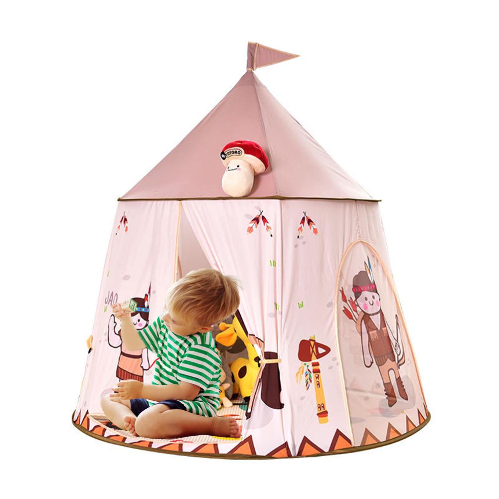 Children Bed Tent Game House Baby Home Breathable Tent Boy Girl Safe House Tunnel Outdoor Camping Baby Beach Tent: M