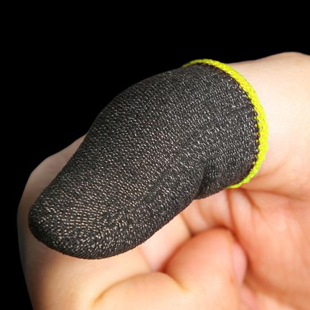 10Pcs Mobile Touchscreen Game Controller Finger Sleeves Anti-sweat Supply