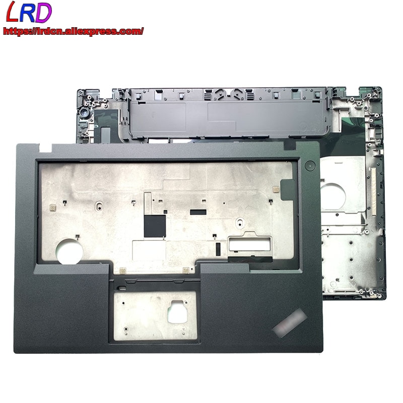 Pantalla de cubierta trasera LCD para portátil Lenovo Thinkpad T470 A475, marco frontal, reposamanos con bisel, carcasa superior, Base inferior, inferior y bisagra: Palmrest No FPR hole