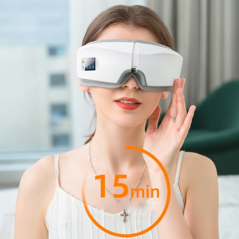 Portable Eye Massager Wrinkle Fatigue Relieve Compressing Air Pressure Vibration Therapy Massage Eyes Care Device