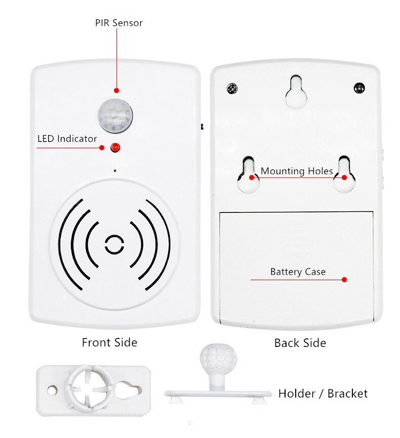 Talking Motion Alarm Motion Activated Sound Player Pir Sensor Motion Activated Speaker Voice Announciator