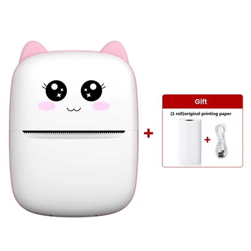 X6 mini HD portable printer sticker label Bluetooth pocket thermal printer with Rolls paper for student note inkless printing: Yellow