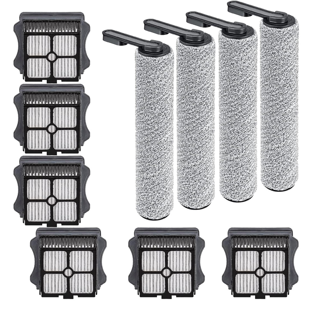 Roller Fit For Tineco iFloor 5 Breeze Complete Wet Dry Vacuum Cleaner Accessories Replacements Spare Parts Roller Brush Filter: Chocolate