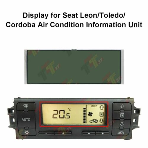 Display för seat leon/toledo/cordoba luftkonditionering informationsenhet pixel reparation