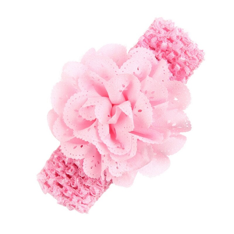 Stijlvolle Peuter Hoofddeksels Infant Kinderen Meisje Baby Hoofdband Peuter Bloem Haarband M2: Pink