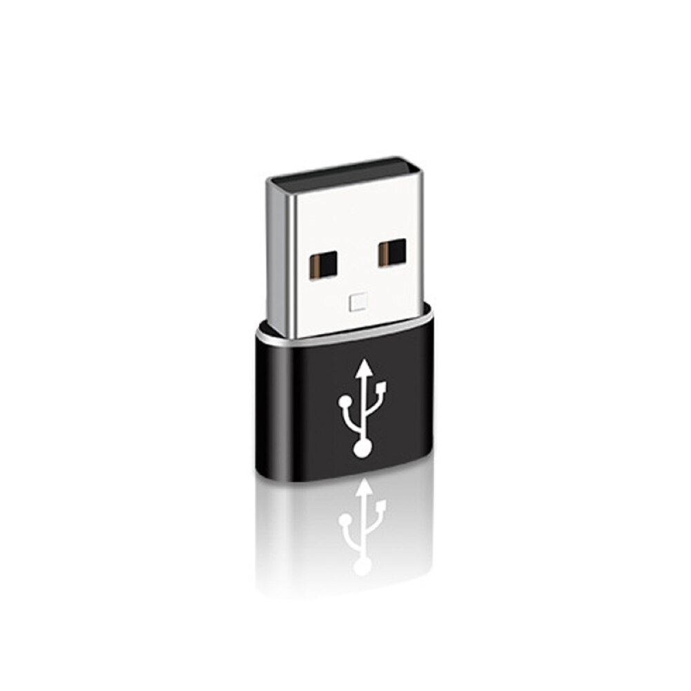 Mini Typ-C Weibliche zu USB 3,0 Männlichen Adapter Daten Transfer Ladung OTG Anschluss: Schwarz