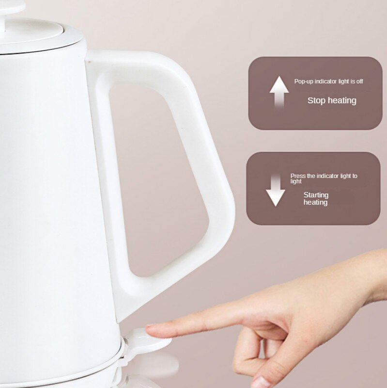 Elektrisk kaffe vattenkokare camping vattenkanna vattenkokare bärbart rostfritt stål waterkoker köksredskap  eb50sh