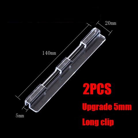5/6/8/10/12Mm Acryl Clips Glas Deksel Aquarium Ondersteuning Houders Beugel aquarium Accessoires: Upgrade 5mm 2pcs