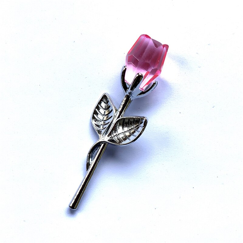 1 stk bryllup valentines day krystallglass rose kunstig blomst valentine til kjæresten bryllup for gjest