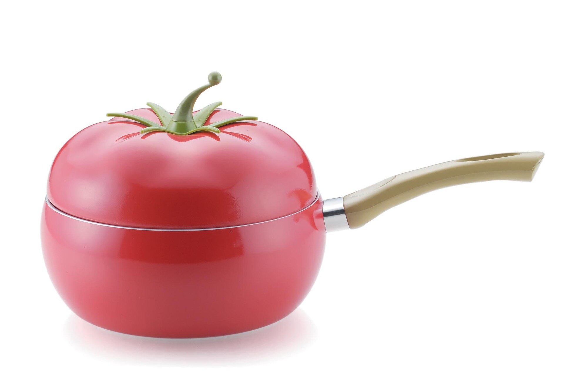 Marmite à soupe créative en alliage d'aluminium, cuisinière à gaz à Induction universelle en aluminium, Double oreilles, poêle à frire Wok: Tomato frying pan