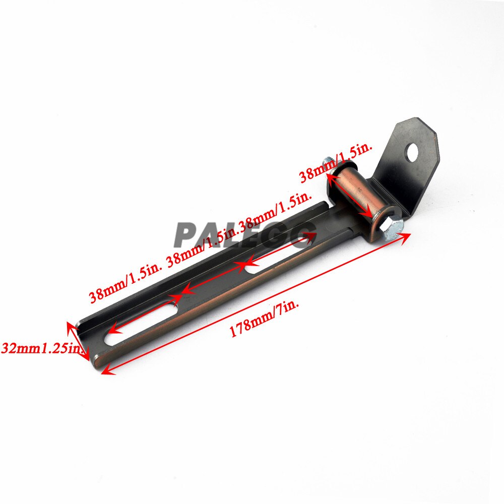 Universal Motorcycle Solo Seat Base With 3 Springs | Black Metal Tuck Seat Bracket For Harley Chopper