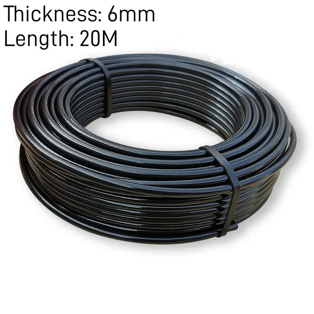 Cuerda de alambre de acero especial para gimnasio, Cable de Fitness de 5/6mm de espesor, accesorios de máquina de polea, accesorio de cuerda de alambre de acero resistente para el hogar: Azul cielo