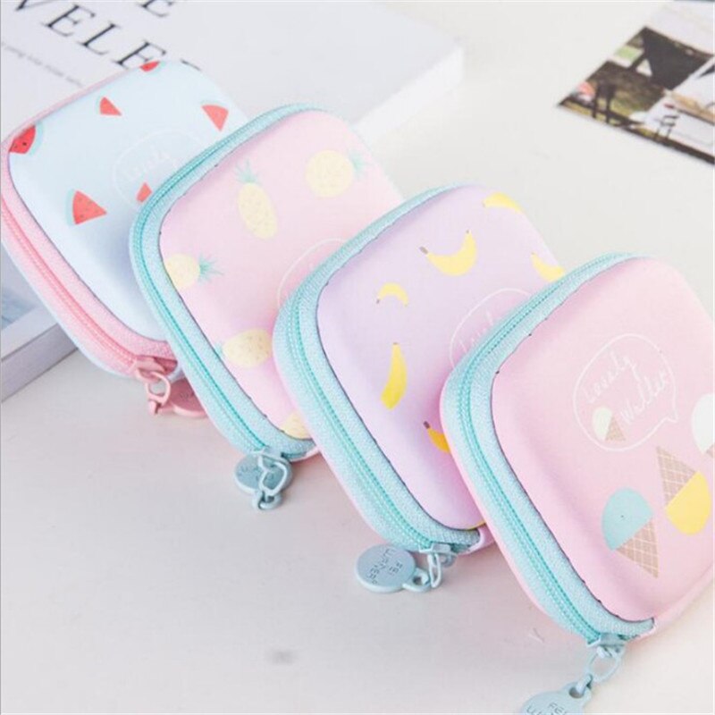 Cartoon Women Coin Purse Small Wallet Cute mini Bag Kids Female Change Purse Mini Zipper Coin Key Line Pouch