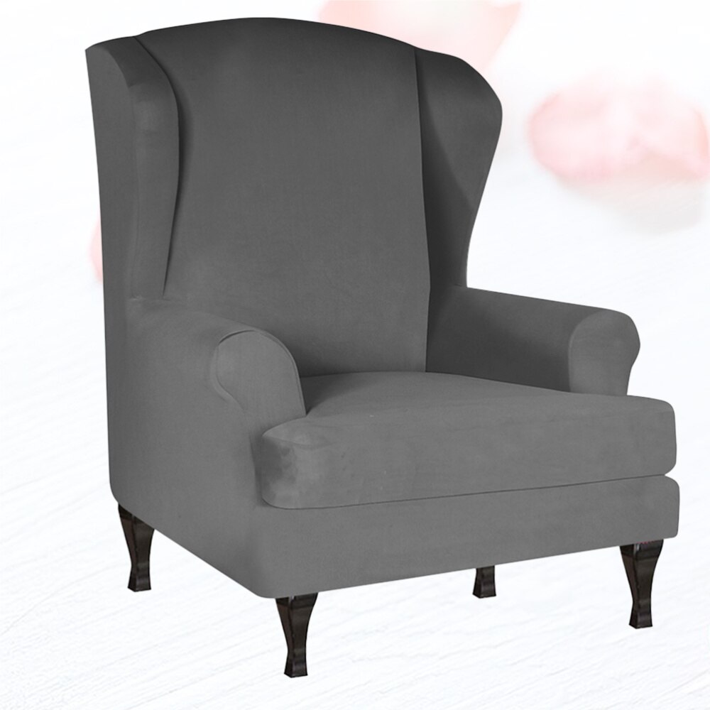 Chic Recliner Chair Cover Chic Household Chair Seat Slipcover Practical Chair Protector Home Ornament for Living Room Dining Roo: Dark Grey