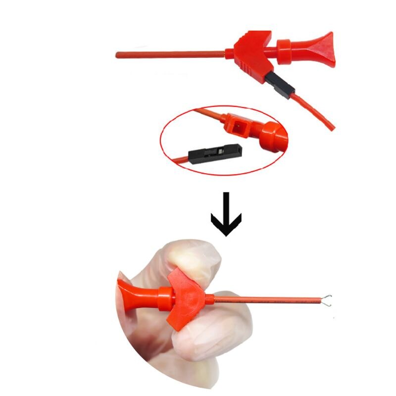 10 sztuk P5003 sonda robić analizator stanów logicznych mini chwytak SMD IC testowanie akcesoria Dropship