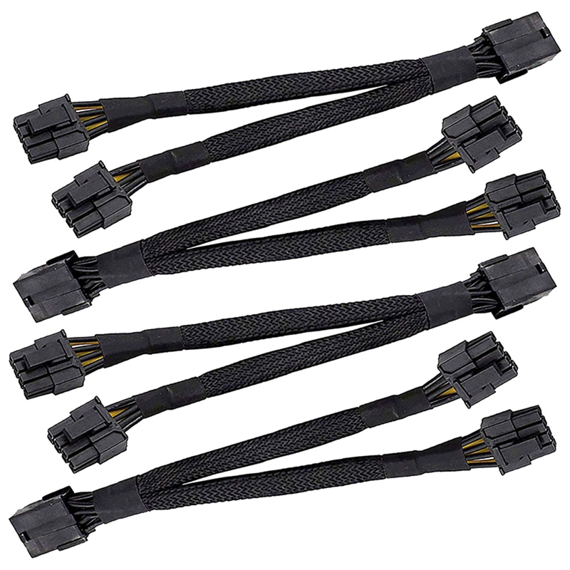 4Pcs 8 Pin PCI-E PCI Express Graphics Video Card &amp; 6Pcs VER009 Express 1X 4X 8X 16X Extender Pcie Riser Adapter Card