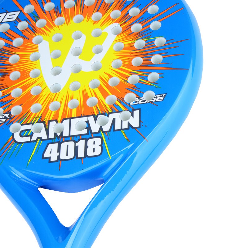 Carbon Fiber Padel Tennis Racket Mannen Vrouwen Sport Zacht Gezicht Tennis Paddle Racket Met Beschermende Tas Cover