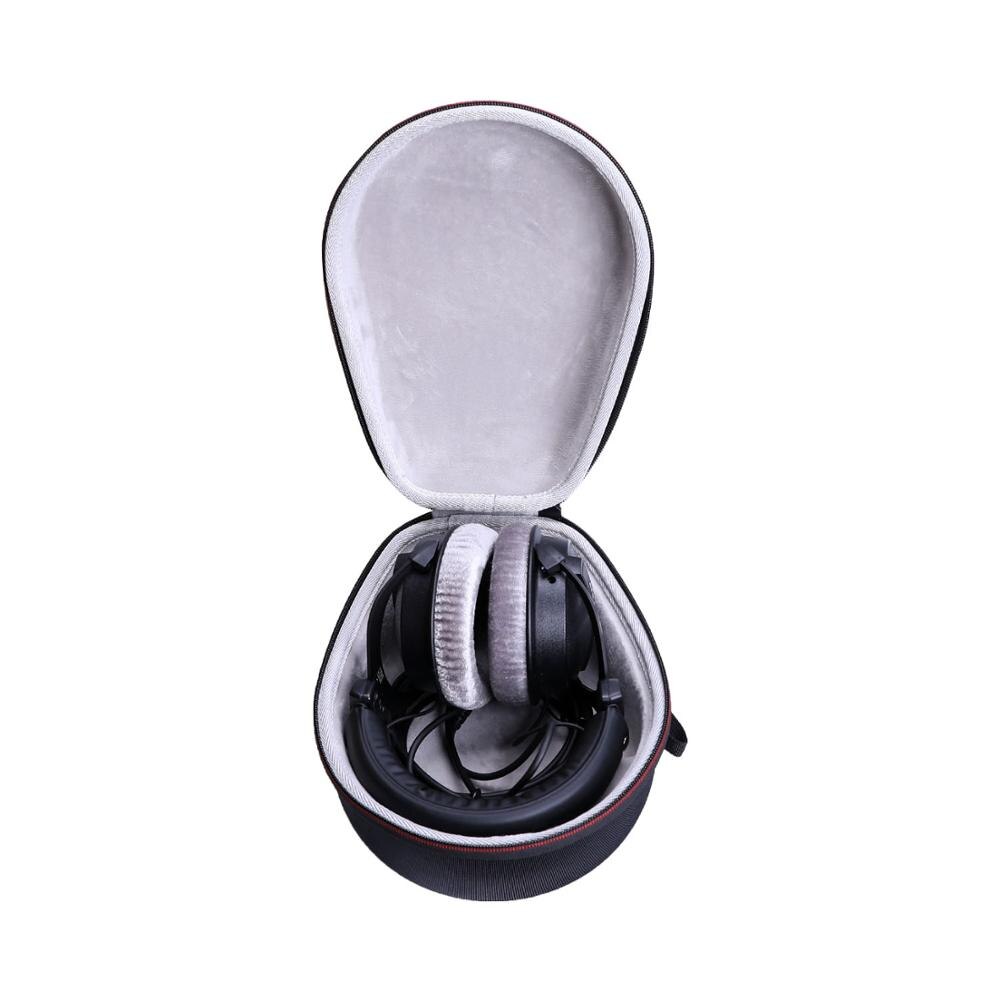 LTGEM-funda rígida EVA resistente al agua para auriculares Beyerdynamic DT 770 PRO 80 Ohm, auriculares de estudio sobre la oreja en negro