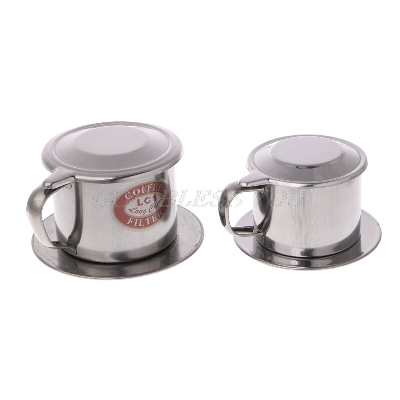 S/L Maat Vietnamese Koffie Filter Rvs Maker Pot Infuse Cup Serveren Heerlijke