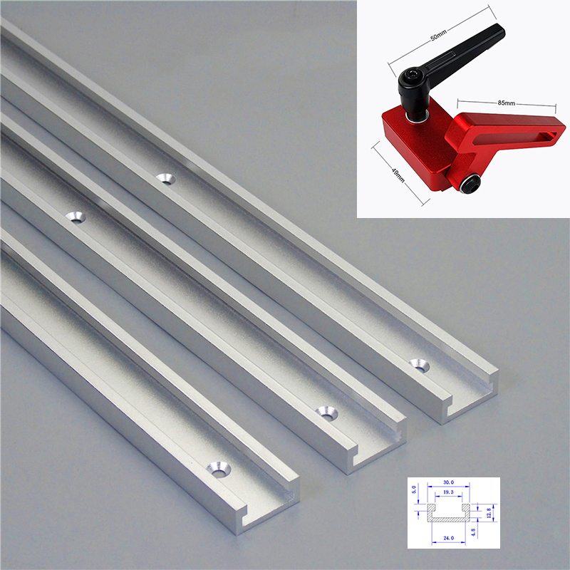 T-tracks Aluminium Slot Mijter Track Jig Armatuur ... – Vicedeal