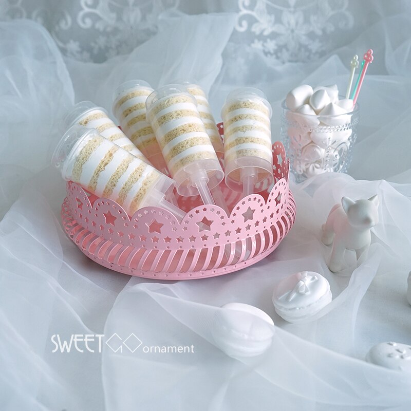 Ronde cupcake lade metal cake decorating gereedschap wedding cake pops desset tafel bakvormen eten fotografie
