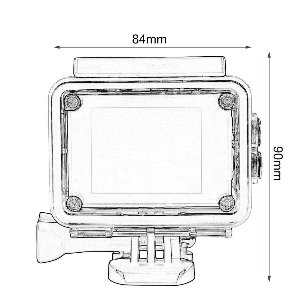 カメラスポーツカムフル hd 1080 p 30 メートル防水 2.0 インチ液晶画面ミニスポーツ dv ビデオカメラカムアクセサリー