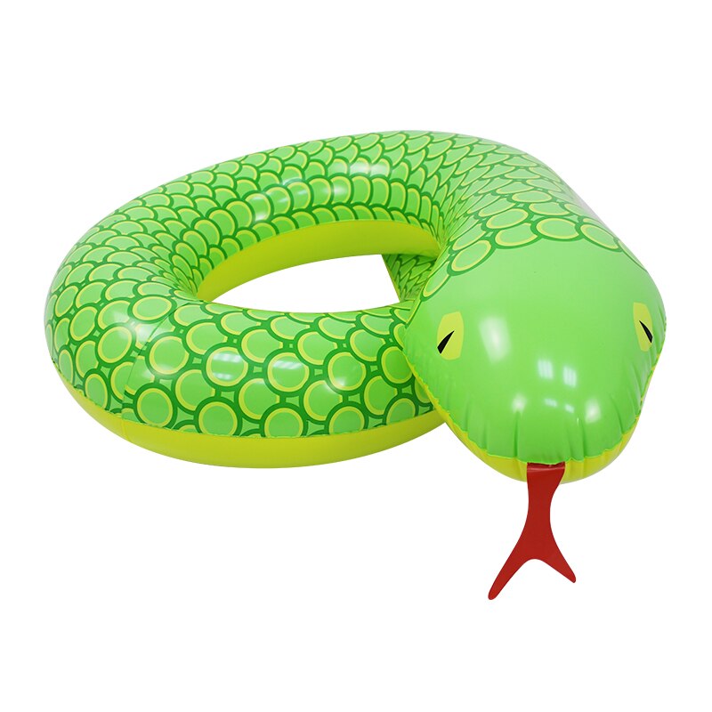 Green Snake Inflatable Pool Float For Children Kids Swimming Ring Serpent Floats Boys Girls Summer Water Party Toys Piscina boia