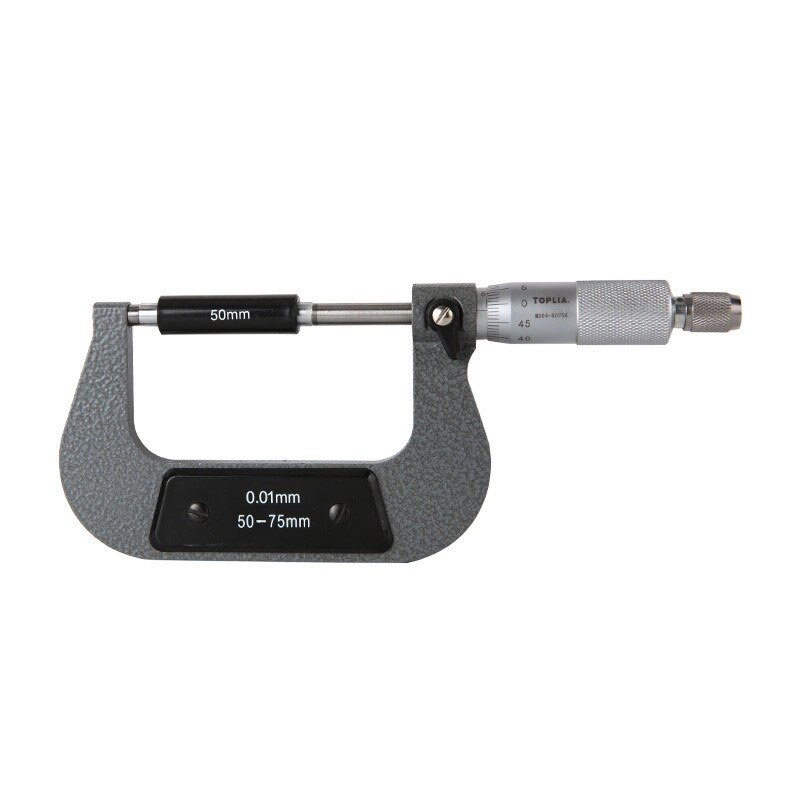TOPLIA Mechanical Outer Micrometer Inner Diameter Micrometer High Precision Spiral Micrometer Resolution 0.01mm MS04-025A Series