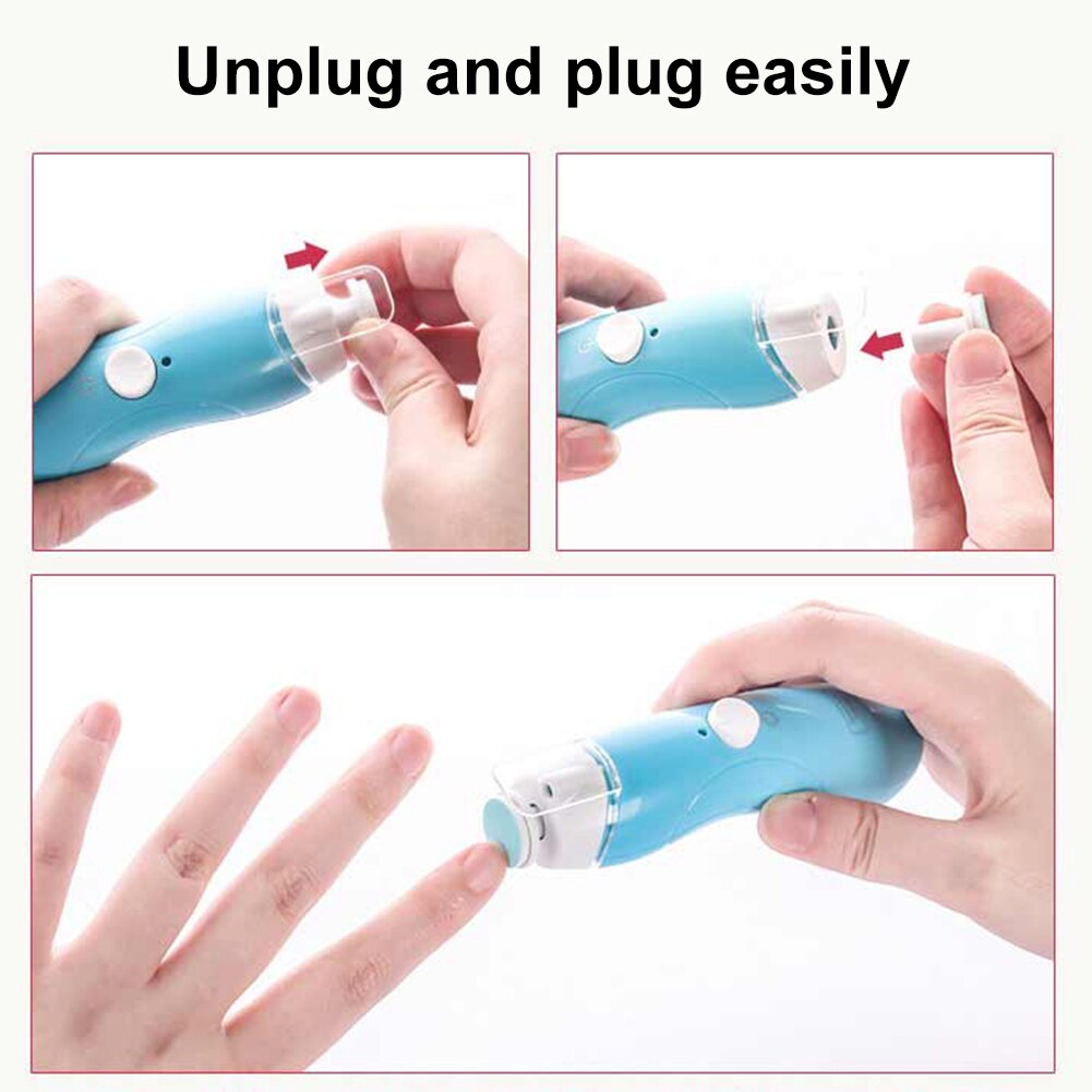 Tagliaunghie elettrico per unghie tagliaunghie dita tagliaunghie Trimmer strumento per Manicure leggero e compatto perfetto