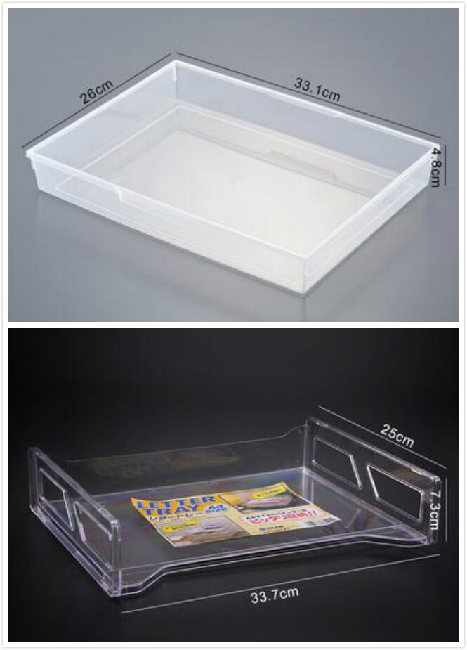 Desk File Organizer Combination Storage Rack Office Accessories A5/A6 Magazine Paper Tray 2 PCS/Lot Document Letter Holder: Green