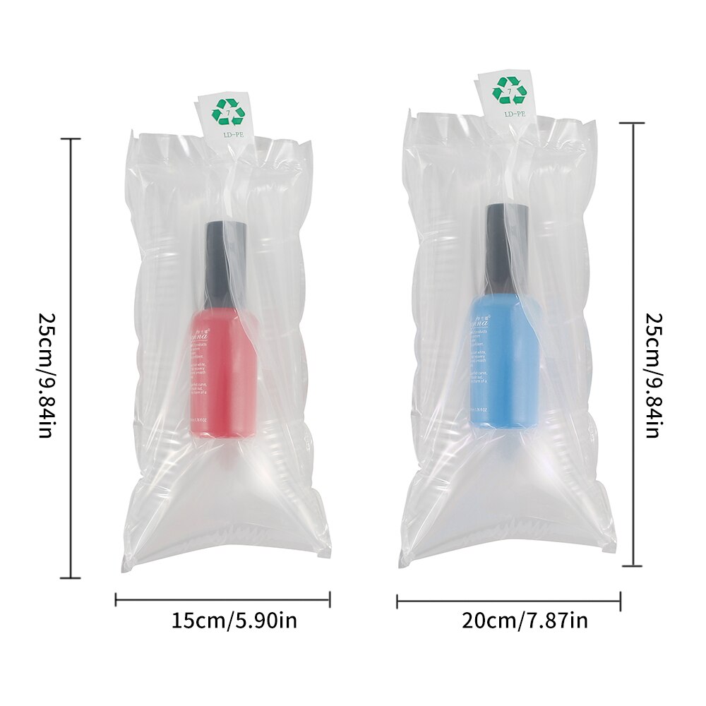 50PCS Inflatable Air Buffer Packaging Bump Filling Air Column Protective Bubble Bag Anti-pressure Shock Express Mail Pocket