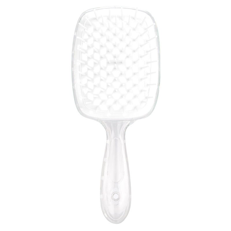 Peine con cojín de aire, peine para el cabello enredado, cepillo para desenredar el cabello, peines de masaje, cepillos para el cabello rizado húmedo, herramienta de estilismo para peluquero, 1 ud.: Morado